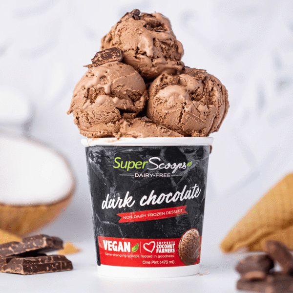 SuperScoops DARK CHOCOLATE 473ml (Vegan)