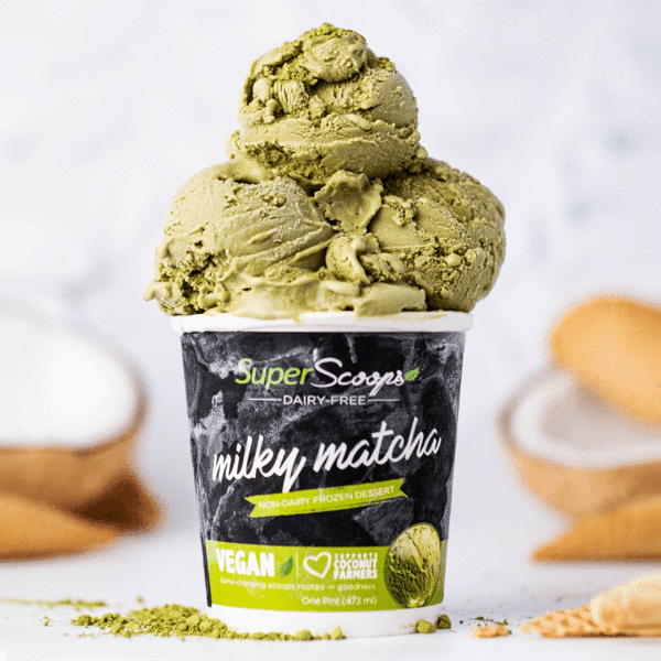 SuperScoops MILKY MATCHA 473ml (Vegan)
