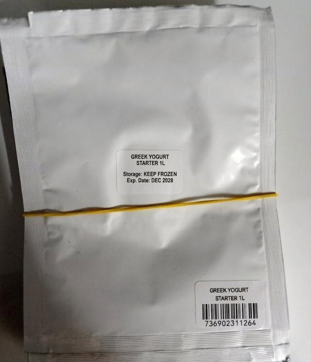 GREEK YOGURT STARTER makes 1L/2L/4L (freeze-dried) - IN POUCH