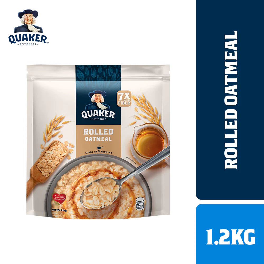 Quaker Rolled Oatmeal - (1.2kg)