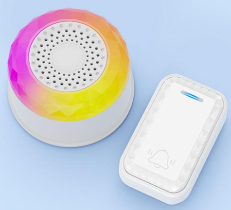 SMATRUL WIRELESS DOOR BELL - (1 BUTTON / 1 RECEIVER) - WHITE