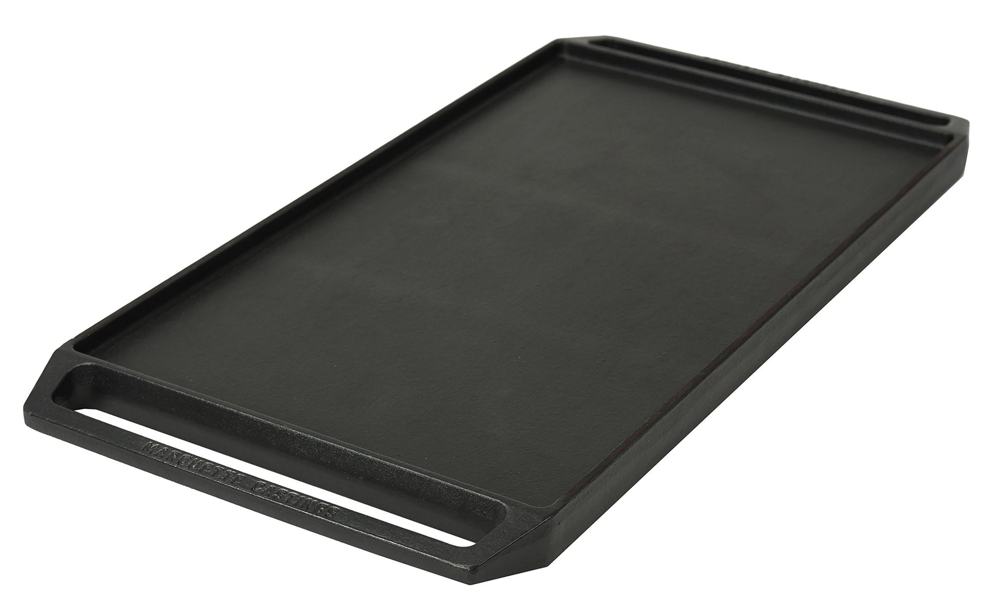 Happiness ENAMELED CAST IRON GRILL PLATE Matte Black - 54.7 x 26.5 x 2.6cm