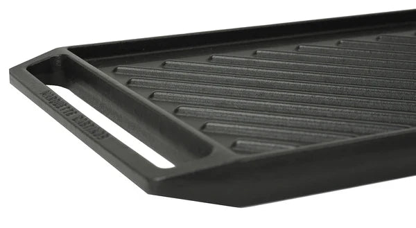 Happiness Enameled Matte Black CAST IRON GRILL PLATE (Vice Versa)