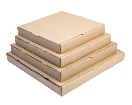 PIZZA BOXES 12" PLAIN CORRUGATED 50 pcs