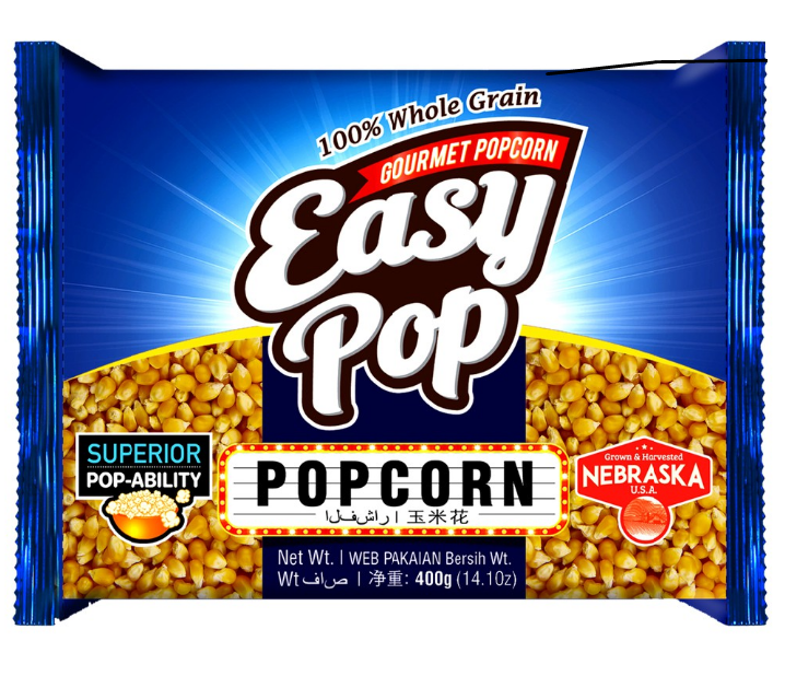 EASYPOP GOURMET POPCORN 400g x 30