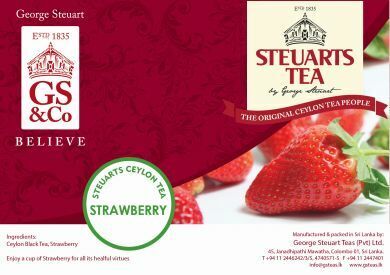 Steuarts Tea 25 tea bags - Strawberry