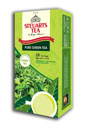 Steuarts Tea 25 tea bags - Pure Green Tea