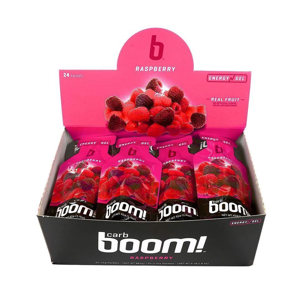 10 pcs RASPBERRY Carb Boom Energy Gel Single Serve Packet Sachet 41g - EXP DATE MAY 23, 2026