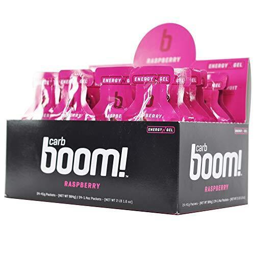 10 pcs RASPBERRY Carb Boom Energy Gel Single Serve Packet Sachet 41g - EXP DATE MAY 23, 2026