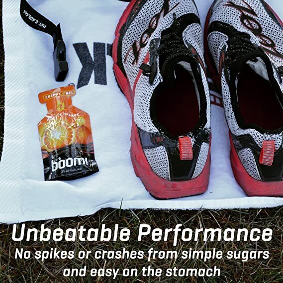 RASPBERRY Carb Boom Energy Gel Single Serve Packet Sachet 41g - EXP DATE MAY 23, 2026