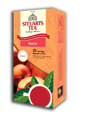 Steuarts Tea 25 tea bags - Peach