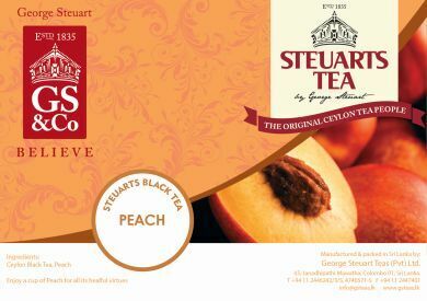 Steuarts Tea 25 tea bags - Peach