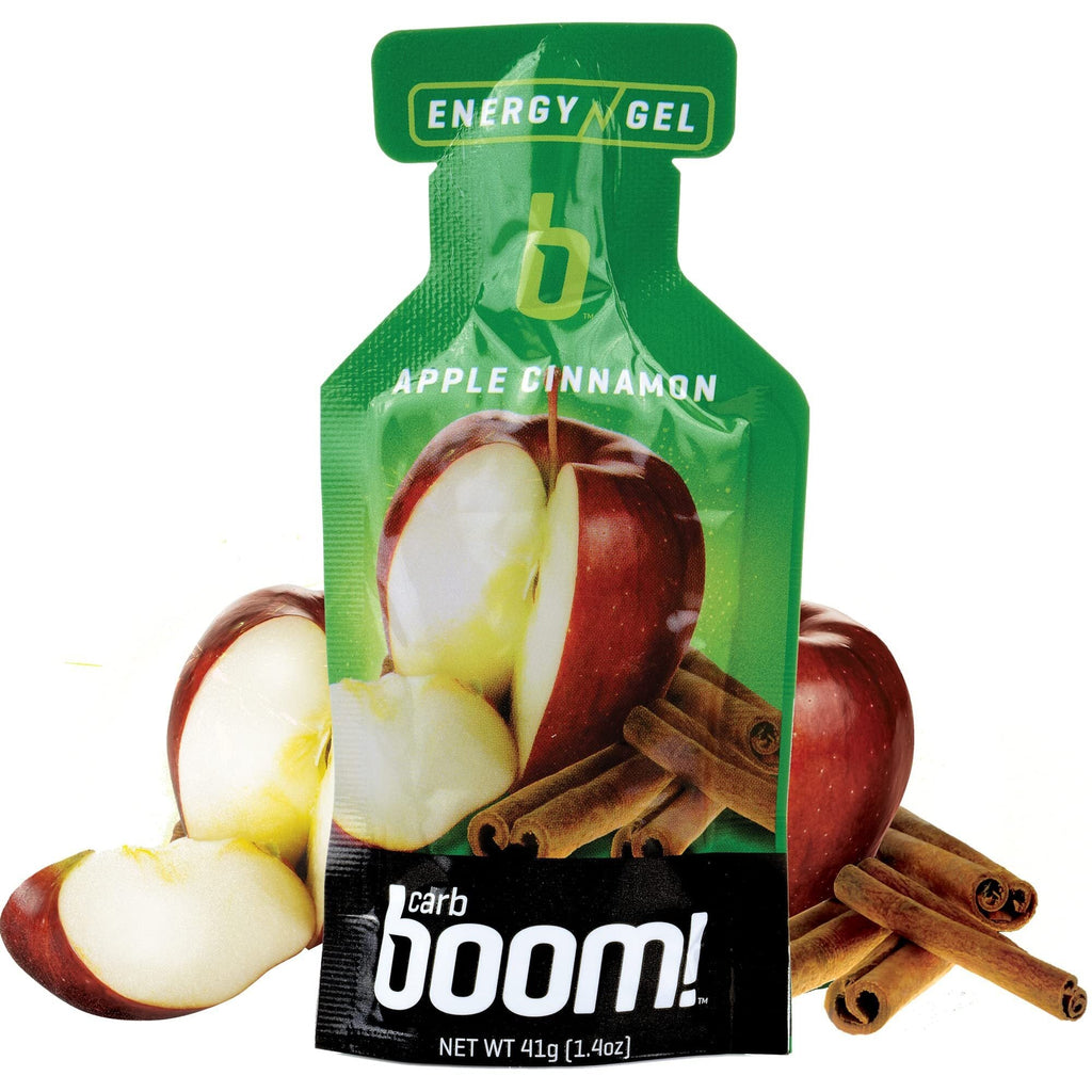 APPLE CINNAMON Carb Boom Energy Gel Single Serve Packet Sachet 41g - EXP DATE MAY 23, 2026