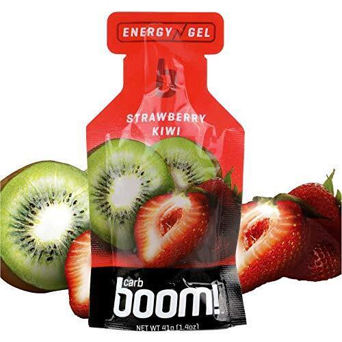 Strawberry-Kiwi Carb Boom SINGLE SERVE Energy Gel Packet Sachet 41g - EXP DATE MAY 23, 2026
