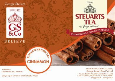 Steuarts Tea 25 tea bags - Cinnamon