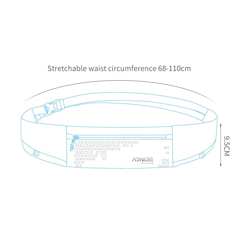 Aonijie Water Resistant RUNNING BELT - PINK
