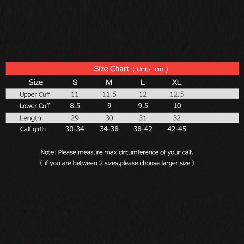 Aonijie CALF COMPRESSION LEG SLEEVES - BLACK LARGE