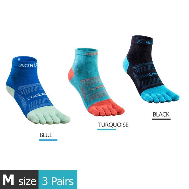 Aonijie COOL MAX TOE SOCKS 3 pairs Model no. E4802 - MEDIUM