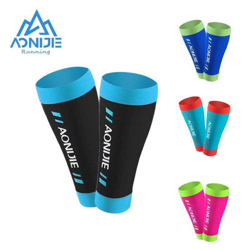 Aonijie CALF COMPRESSION LEG SLEEVES -  LAKE BLUE XLARGE