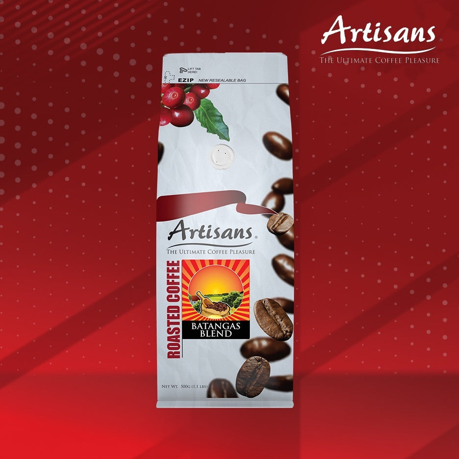 Artisans BATANGAS BLEND 500 grams - GROUND Coffee