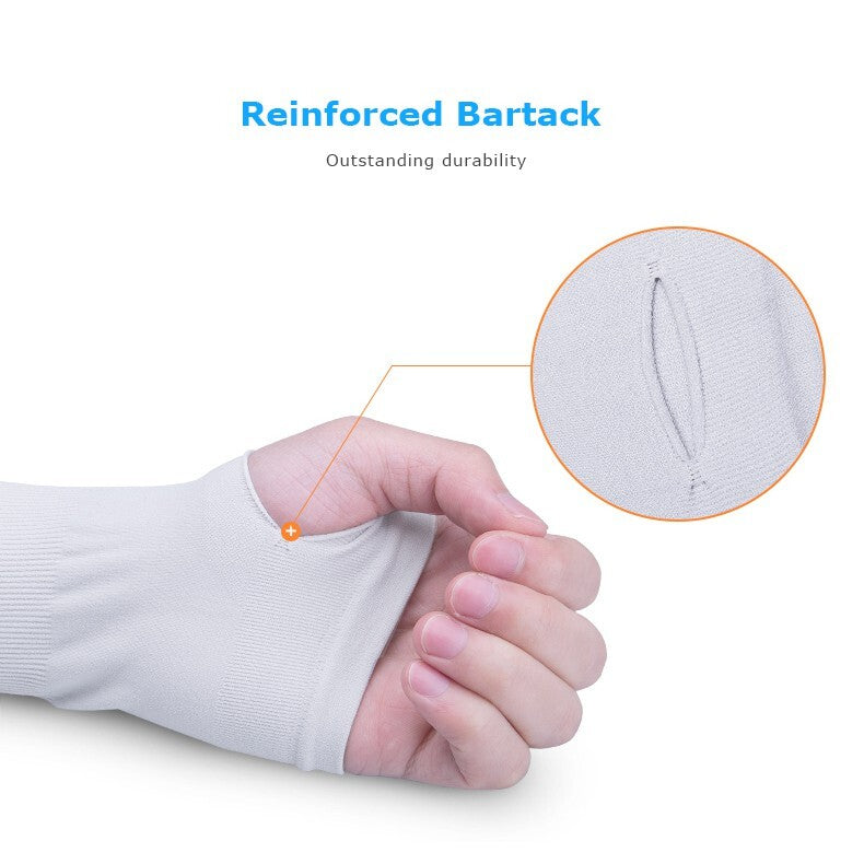 Aonijie COOLING ARM SLEEVES - PURPLE NO THUMB