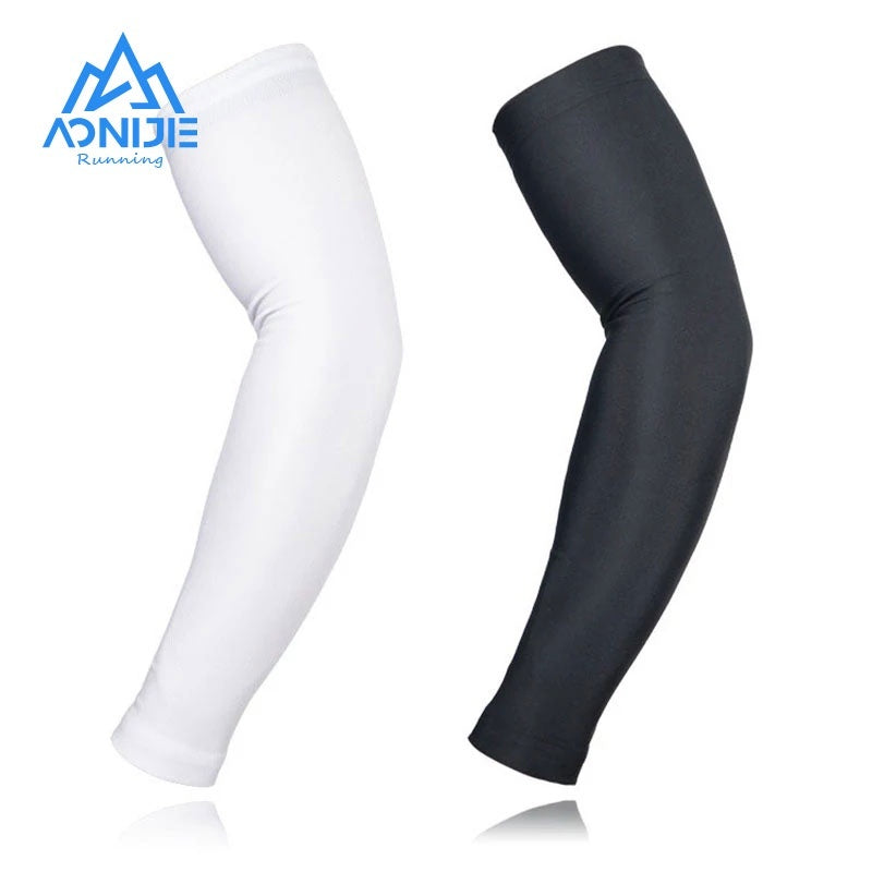 Aonijie COOLING ARM SLEEVES - GREEN WITH THUMB
