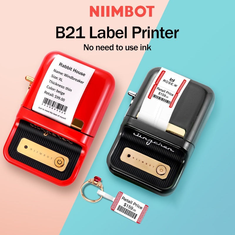 Niimbot B21 GREEN Label Printer 20-50mm Width