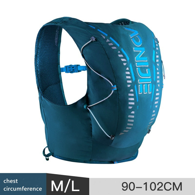 AONIJIE Professional Hiking Hydration Backpack Running Vest 12L - Blue M/L