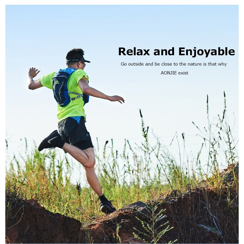 Aonijie 5.5L Lightweight Trail Running Vest Only - BLUE