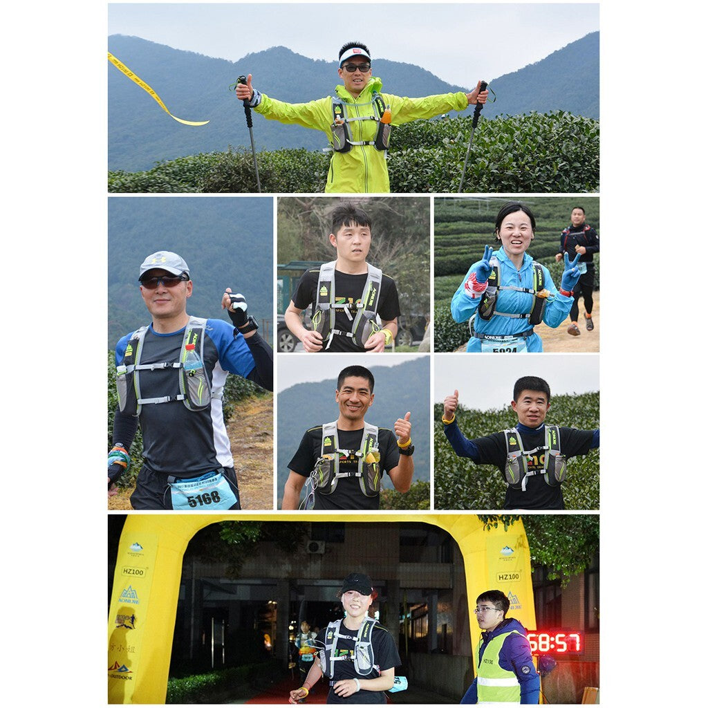 Aonijie 5.5L Lightweight Trail Running Vest Only - BLUE