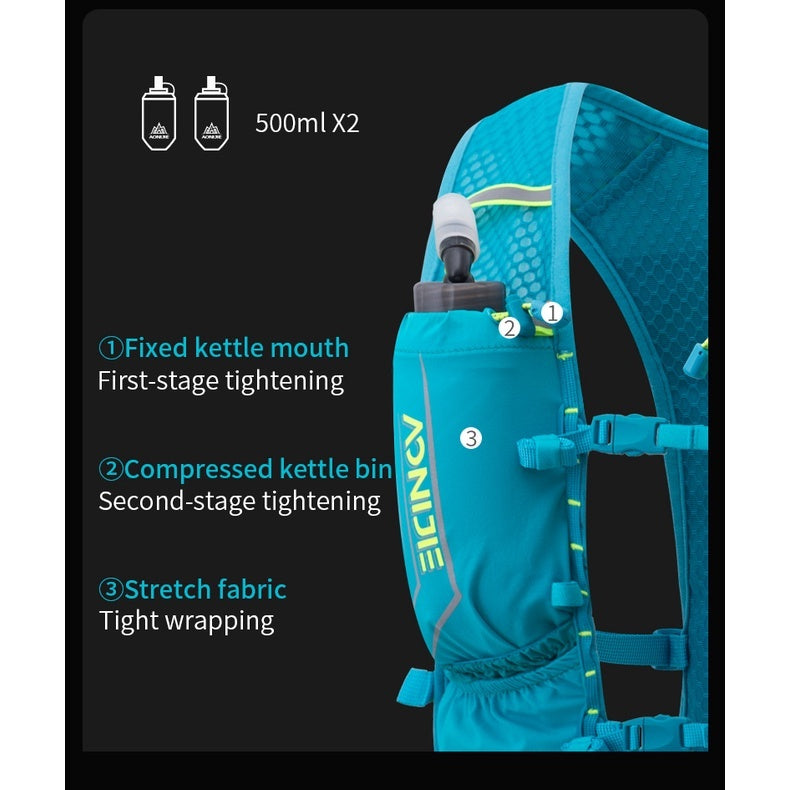 Aonijie Running Vest Backpack 5L (C9107) - Mint Green