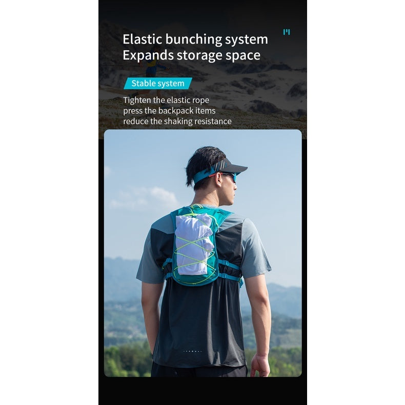 Aonijie 5L Running Vest Backpack - GRAY - C9107 (Vest Only)