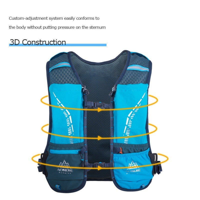 Aonijie Running Vest Hydration Backpack 5L (C91052S) - Yellow