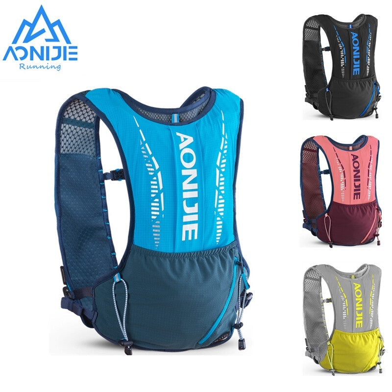 Aonijie Running Vest Hydration Backpack 5L (C91052S) - Black