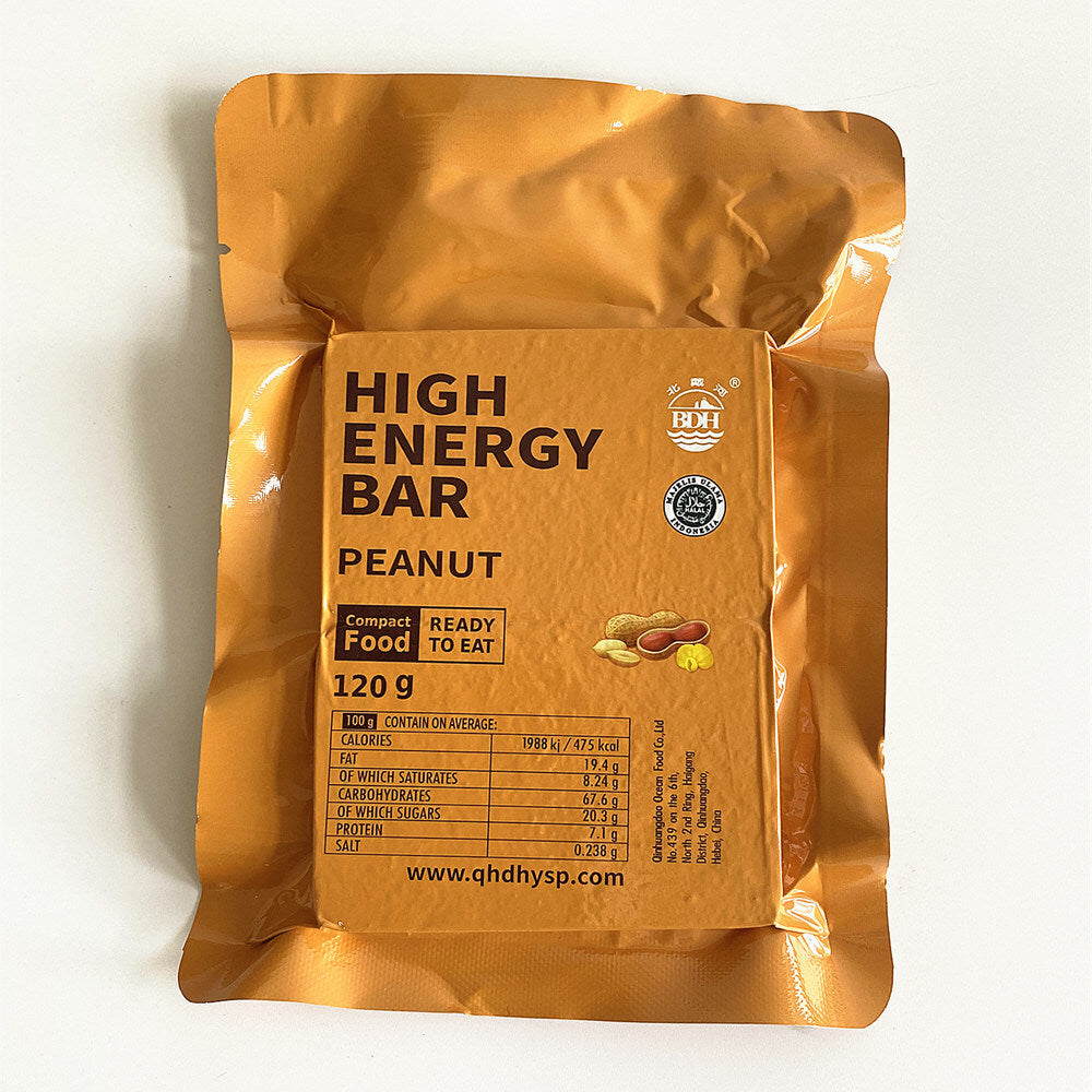 1BOX - High Energy Bar 120g x 12pcs  - Exp. Date August 2043 - PEANUT