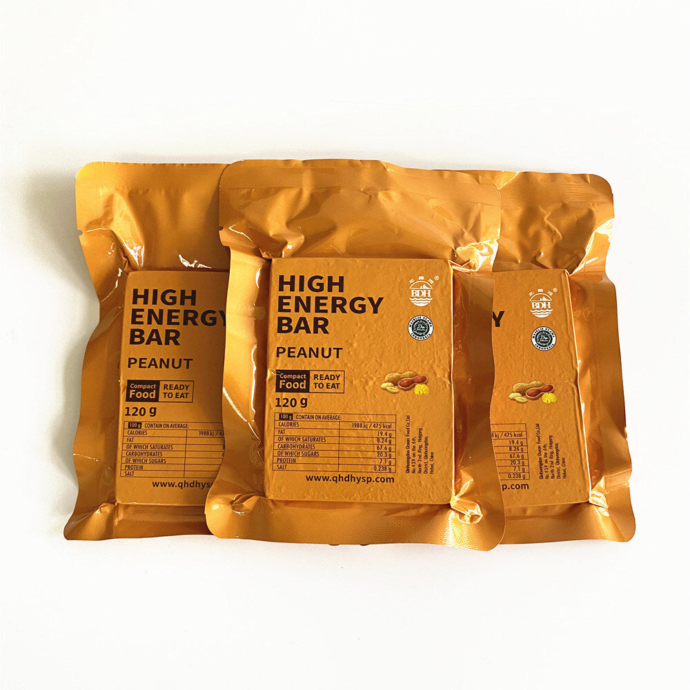 1BOX - High Energy Bar 120g x 12pcs  - Exp. Date August 2043 - PEANUT