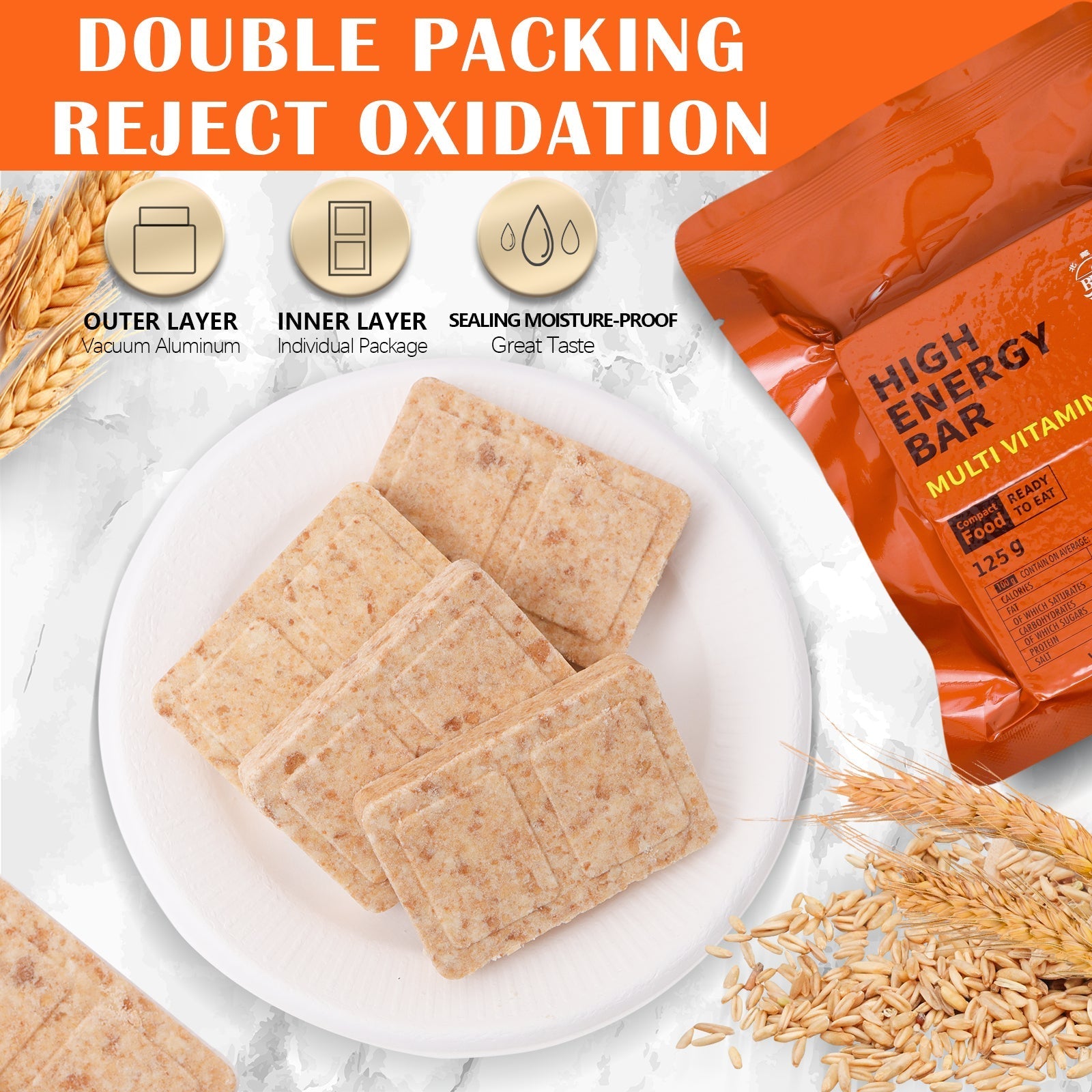 High Energy Bar 125g x 12pcs (1 Box) - Exp. Date June 2043 - MULTI VITAMIN