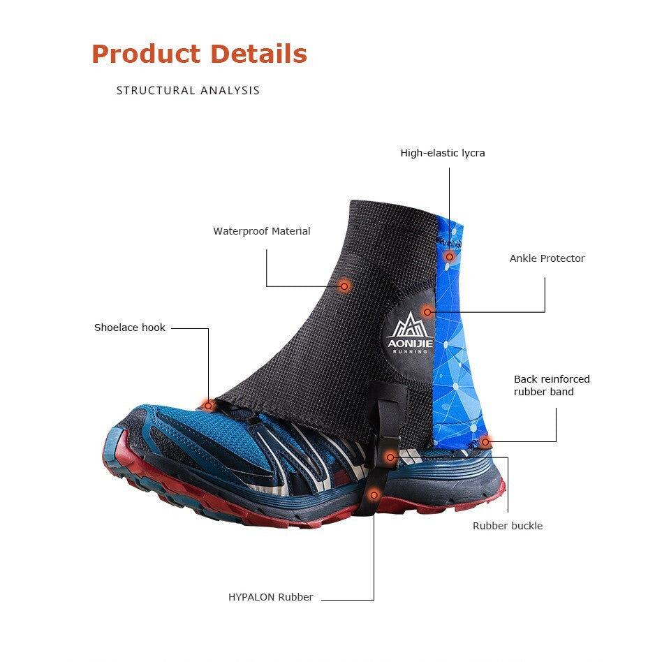 Aonijie TRAIL RUNNING GAITERS E941 - BLUE