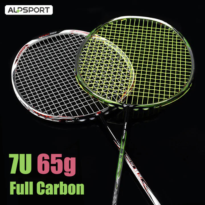 ALPSPORT TJTP 7U/G6 24-30lbs Full Carbon Fiber Badminton Racket