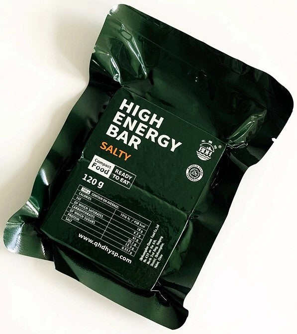 1 BOX - High Energy Bar 120g x 12pcs - Exp. Date April 2045 - SALTY