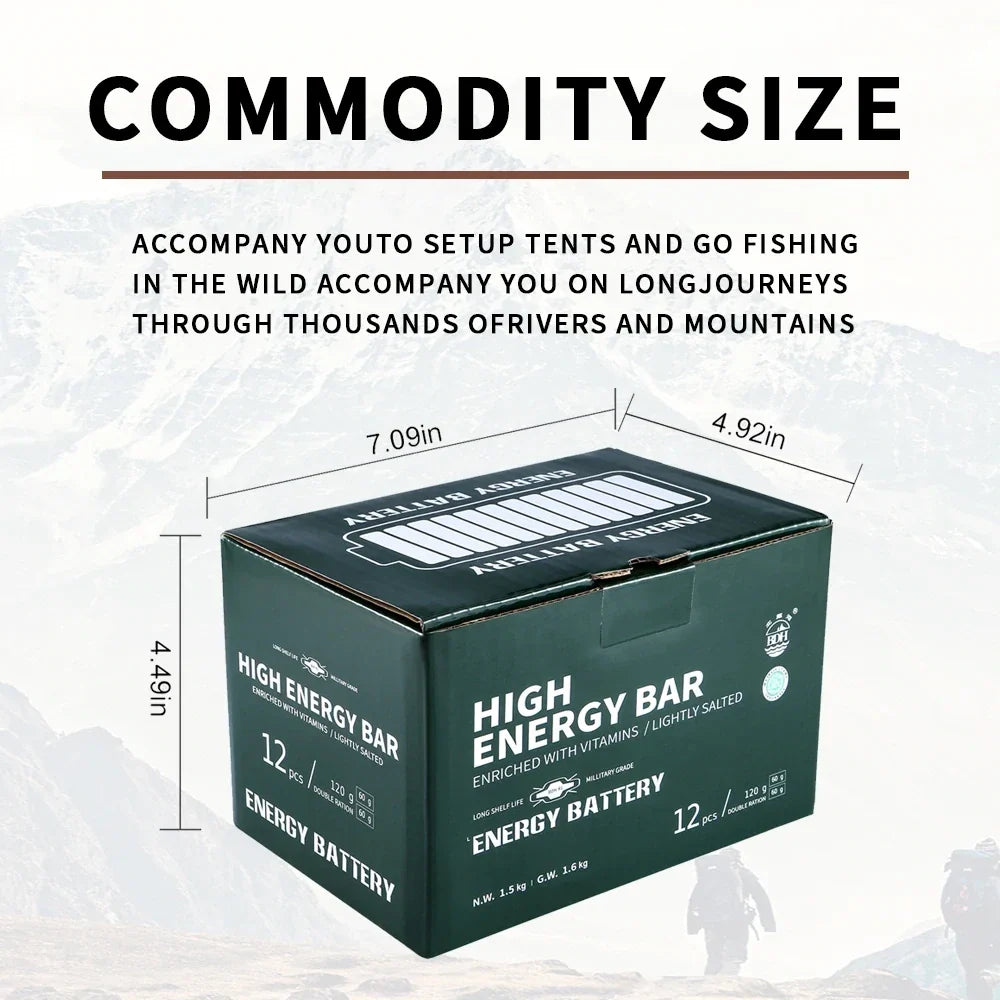 SALTY High Energy Bar 120g - Exp. Date 2044