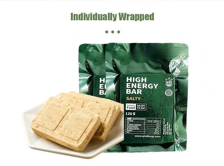 1 BOX - High Energy Bar 120g x 12pcs - Exp. Date April 2045 - SALTY