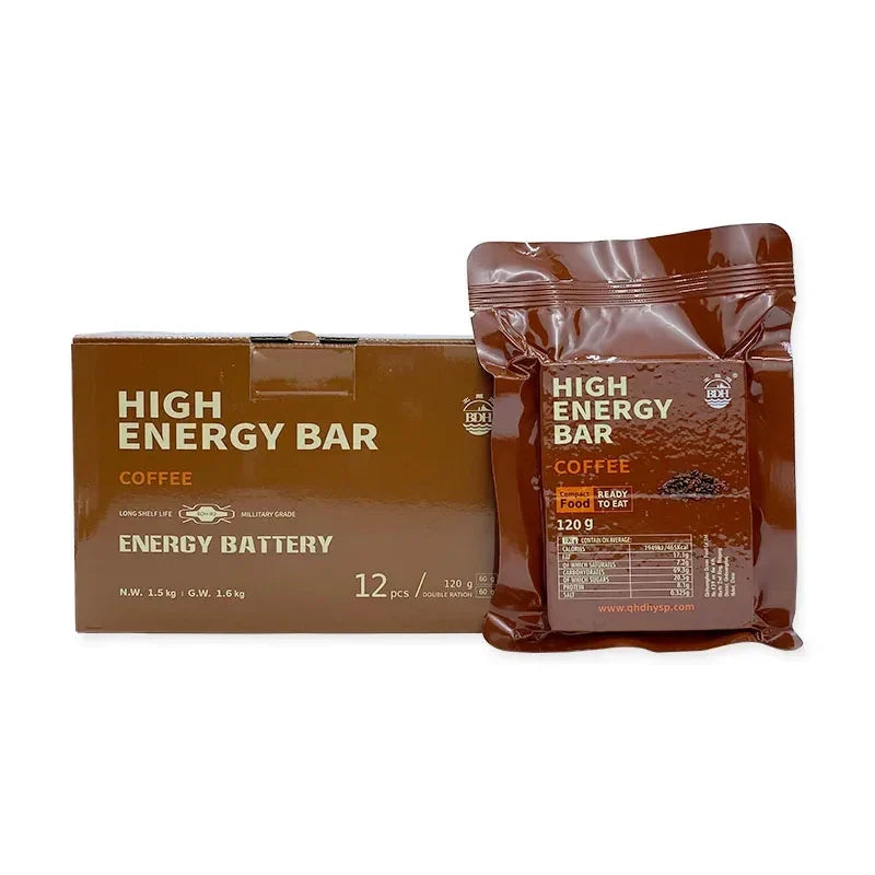 1 CASE - High Energy Bar - (9 Boxes x 12pcs) Exp. 2044 - Gives rapid energy source! - COFFEE