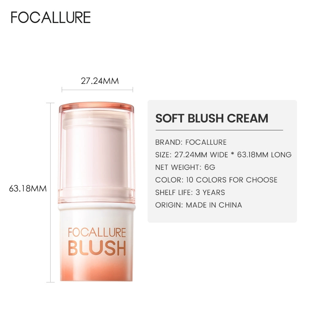 Focallure FA-F42 Pro Cream Butter Blush Multi-use Stick