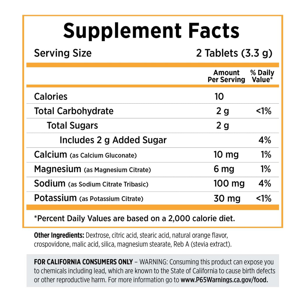SaltStick Electrolyte Fastchews - Tart Orange - Packet 10ct