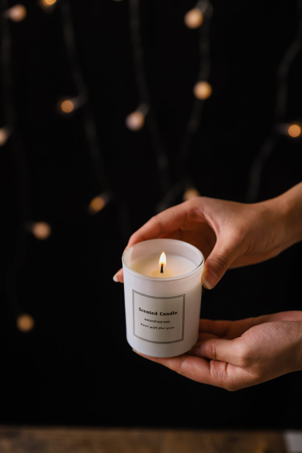 Amber & Moss Soy Wax SCENTED CANDLE + REED DIFFUSER w/ Gift Set