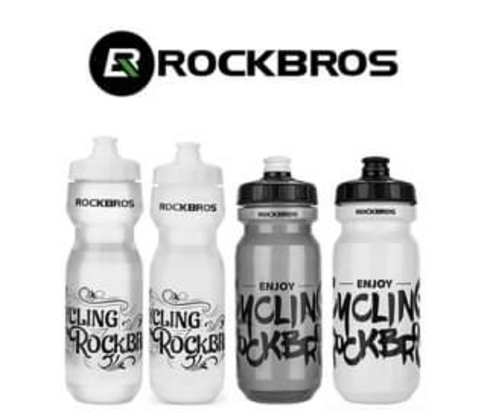 Rockbros - CYCLING SPORTS WATER BOTTLE (600ml)- WHITE