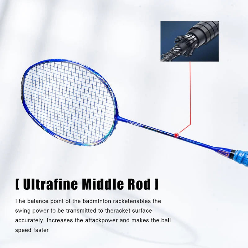 ALPSPORT BBQ3.0 8U/G4 Full Carbon Fiber Badminton Racket (Single)