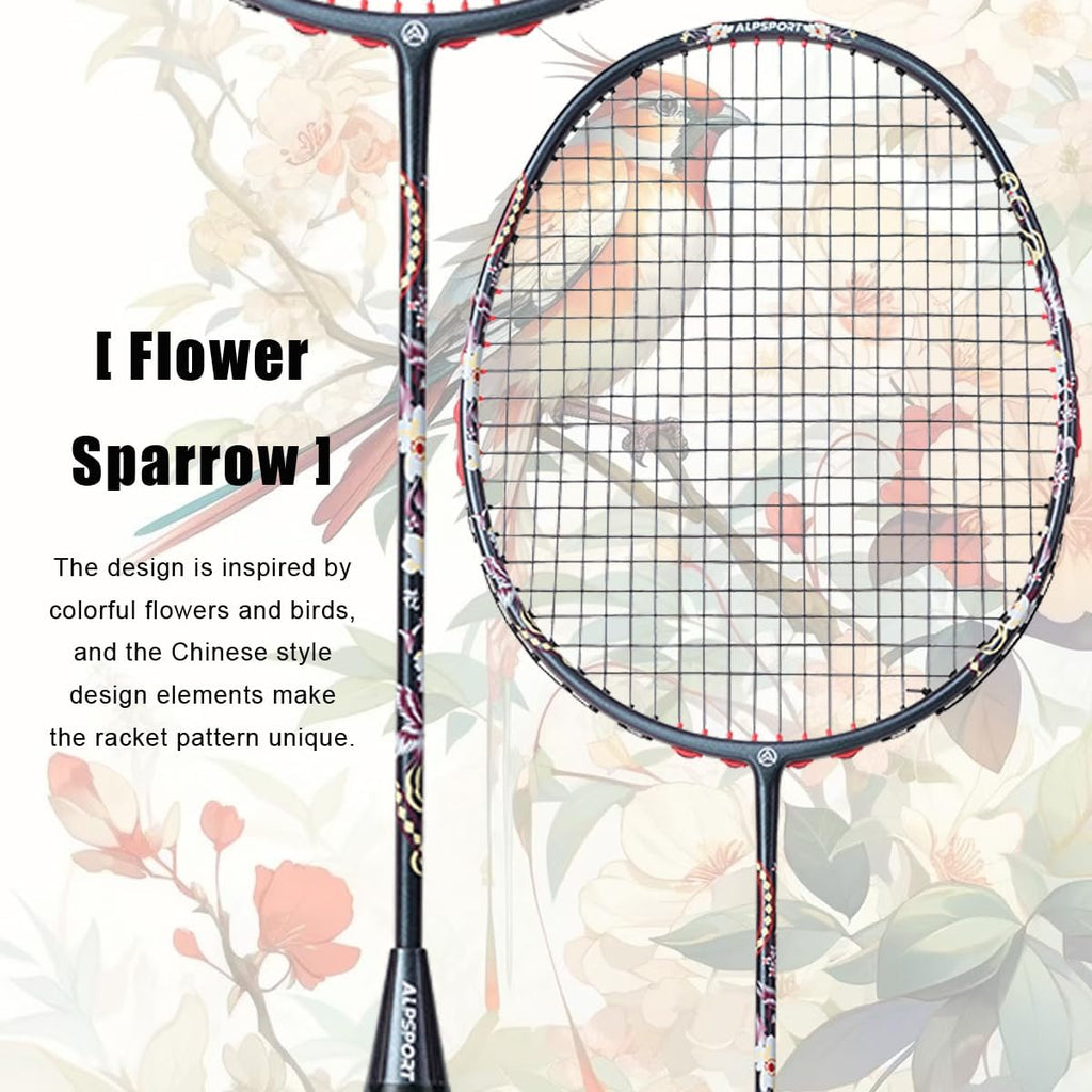 ALP SPORT 1pc HQ Full Carbon Fiber Badminton Racket 6U G5