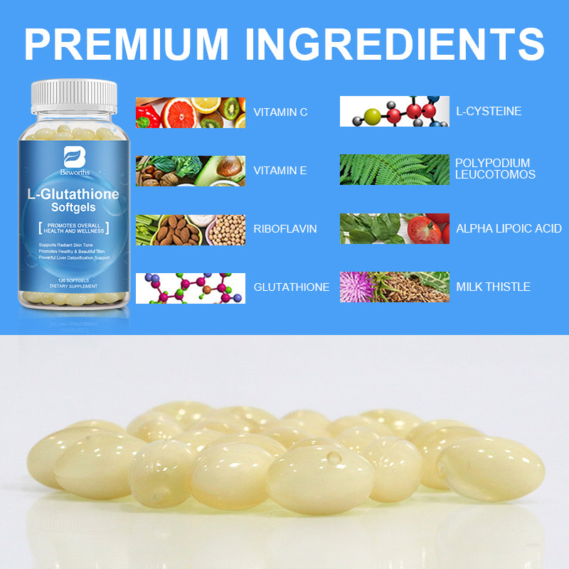 Beworths L-GLUTATHIONE CAPSULE - 30 pcs